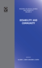 Disability and Community - eBook