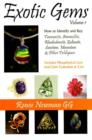 Exotic Gems : Volume 1 -- How to Identify & Buy Tanzanite, Ammolite, Rhodochrosite, Zultanite, Sunstone, Moonstone & Other Feldspars - Book