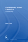 Contemporary Jewish Philosophy : An Introduction - eBook
