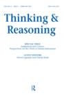 Judgement and Choice: Perspectives on the Work of Daniel Kahneman : A Special Issue of Thinking and Reasoning - eBook