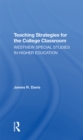 Teaching Strategies For The College Classroom - eBook