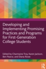 Developing and Implementing Promising Practices and Programs for First-Generation College Students - eBook
