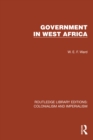 Government in West Africa - eBook