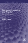 Information Processing and Cognition : The Loyola Symposium - eBook