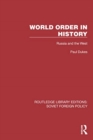 World Order in History : Russia and the West - Book