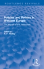 Policies and Politics in Western Europe : The Impact of the Recession - eBook