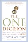 One Decision - eBook
