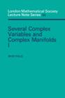 Several Complex Variables and Complex Manifolds I - eBook