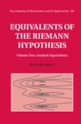 Equivalents of the Riemann Hypothesis: Volume 2, Analytic Equivalents - eBook