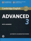 Cambridge English Advanced 3 Student's Book with Answers with Audio - Book