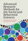 Advanced Research Methods for the Social and Behavioral Sciences - eBook