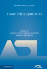 Logic Colloquium '03 - eBook