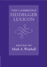 Cambridge Heidegger Lexicon - eBook