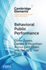 Behavioral Public Performance : How People Make Sense of Government Metrics - eBook