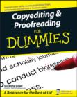 Copyediting and Proofreading For Dummies - eBook