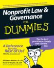 Nonprofit Law and Governance For Dummies - eBook