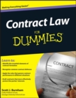 Contract Law For Dummies - Book