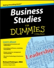 Business Studies For Dummies - eBook