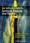 An Introduction to Syntactic Analysis and Theory - eBook