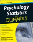 Psychology Statistics For Dummies - Book