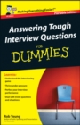 Answering Tough Interview Questions for Dummies - eBook