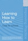 Learning How to Learn : Tools for Schools - eBook