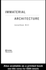 Immaterial Architecture - eBook
