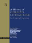 A History of German Literature : From the Beginnings to the Present Day - eBook