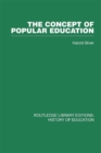 The Concept of Popular Education - eBook