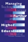 Managing Teaching and Learning in Further and Higher Education - eBook