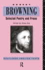 Robert Browning : Selected Poetry and Prose - eBook