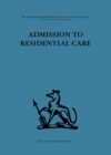 Admission to Residential Care - eBook