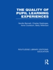 Quality of Pupil Learning Experiences (RLE Edu O) - eBook