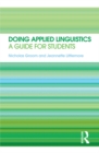 Doing Applied Linguistics : A guide for students - eBook