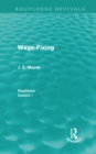 Wage-Fixing (Routledge Revivals) : Stagflation - Volume 1 - eBook