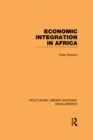 Economic Integration in Africa - eBook