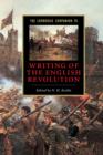 Cambridge Companion to Writing of the English Revolution - eBook