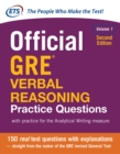 Official GRE Verbal Reasoning Practice Questions, Second Edition - eBook