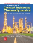 Introduction to Chemical Engineering Thermodynamics ISE - eBook