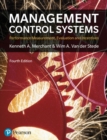 Management Control Systems : Performance Measurement, Evaluation And Incentives - Book