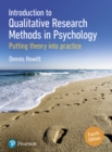 Introduction to Qualitative Research Methods in Psychology : Putting Theory Into Practice - Book