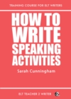 How To Write Speaking Activities - eBook