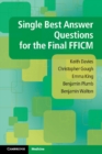 Single Best Answer Questions for the Final FFICM - eBook