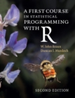 First Course in Statistical Programming with R - eBook