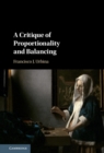 Critique of Proportionality and Balancing - eBook