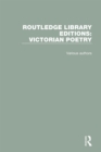 Routledge Library Editions: Victorian Poetry - eBook