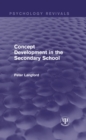 Concept Development in the Secondary School - eBook