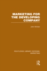 Marketing for the Developing Company (RLE Marketing) - eBook