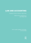 Law and Accounting (RLE Accounting) : Nineteenth Century American Legal Cases - eBook