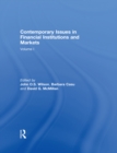 Contemporary Issues in Financial Institutions and Markets : Volume I - eBook